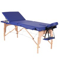 Barella pieghevole in legno Kinefis Wood Pro: tre corpi, testata regolabile, leggera e resistente, 195 x 70 cm (colore blu o nero) Barella pieghevole in legno Kinefis Wood Pro: tre corpi, testata regolabile, leggera e resistente, 195 x 70 cm (colore blu o nero)